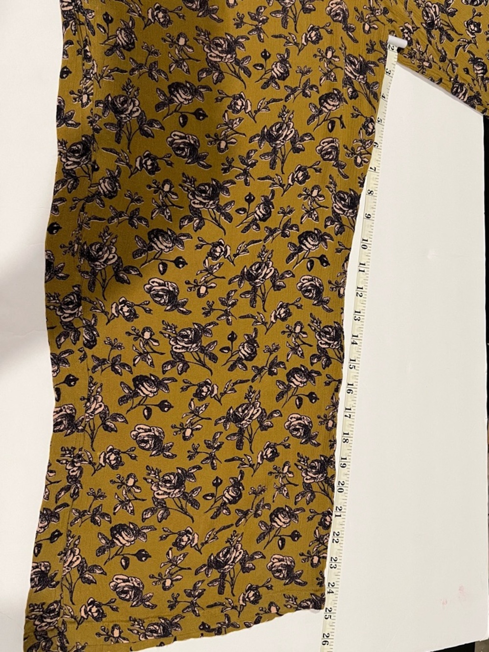 Anthropologie Mustard Sofia Floral Jumpsuit (Item #71) - Picture 10 of 10